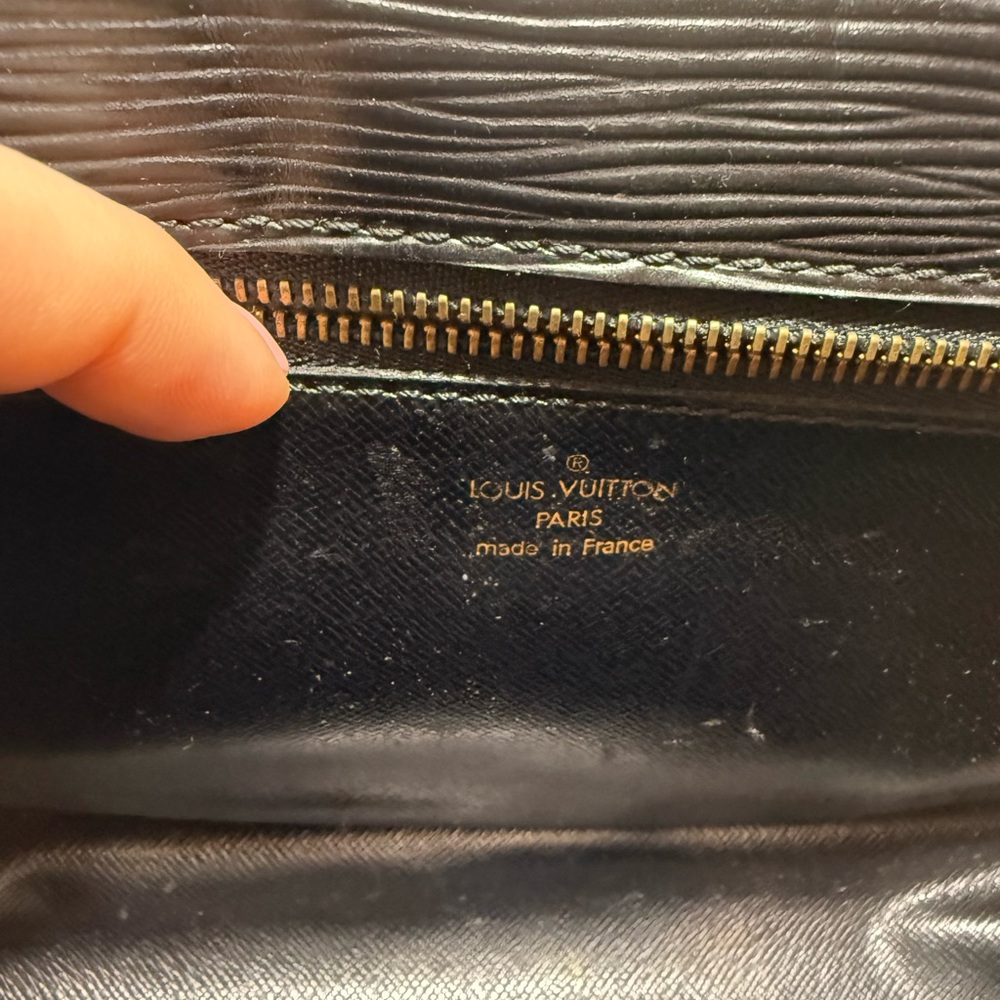 Louis Vuitton Black Epi Pochette Sellier Dragonne Clutch - Picture 6 of 11
